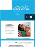 Monitorización Transoperatoria