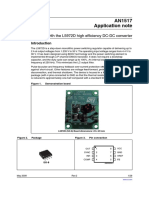 AN1517 Application Note: Designing With The L5972D High Efficiency DC-DC Converter