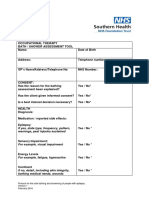 Appendix 1 Occupational Therapy Bathing-Showering Tool