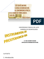 Instrumentos en Protesis Fija