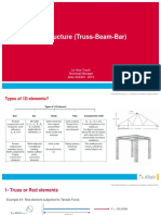 1D Structure Truss Beam Bar