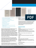 CNX-B Designer Keypads: Specifications