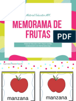 Memorama de Frutas Min