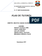 Plan de Tutoría