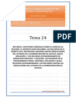 Tema 24T - Recursos Civiles y Penales