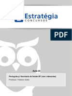 Aula 03 - Sintaxe Da Oração e Do Período