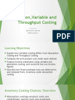 Absorption Variable and Throughput Costing Macaculop Rayos