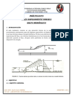 5ta Práctica - Salto Hidraulico