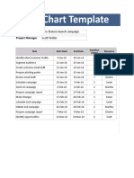 Gantt Chart Template Orangescrum