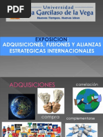 Adquisiciones Fusiones y Alianzas Estrategicas Internacionales