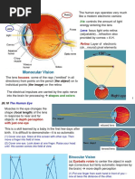 Monocular Vision: Focuses