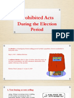 Election Prohibited Acts