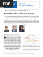 Bloomberg Bna Transfer Pricing Report Negative Interest Rates A Transfer Pricing Perspective