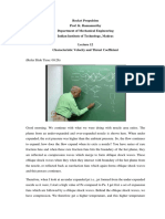 Rocket Propulsion Prof. K. Ramamurthy Department of Mechanical Engineering Indian Institute of Technology, Madras