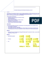 Bearing Pressures For Rectangular Footings With Biaxial Uplift - (Mcad12)