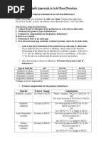 Approach To Acid Base