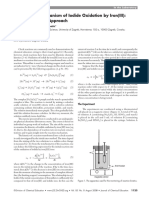 Kinetics and Mechanism of Iodide Oxidation by Iron (III), A Clock Reaction Approach PDF