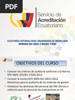 Curso Auditorias Internas para 17020 Con 19011