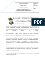 Recopilacion de Evidencias y Documentacion de Observaciones