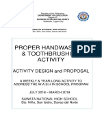 ACtivity Design Handwashing