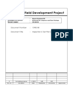 13982-COM, Inspection & Test Plan (ITP) - Compressor