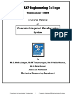 Computer Integrated Manufacturing