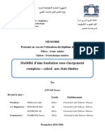 Calcul Des Fondations Modélisation Plaxis PDF