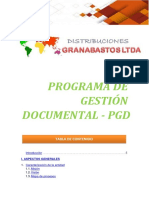 PGD Distribuciones Granabastos