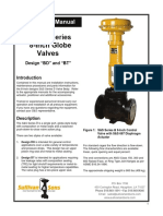 Valves S&S B Series 8-Inch Globe: Instruction Manual