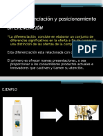 4.4.4 Diferenciación y Posicionamiento