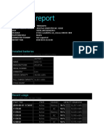 Battery Report: Installed Batteries
