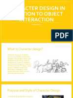 Character Design in Relation To Object Interaction