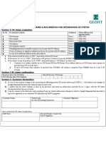 FATCA Questionnaire and Declaration Form