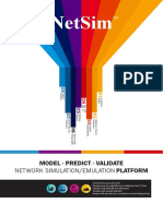 Netsim: Model - Predict - Validate Network Simulation/Emulation Platform