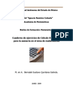 Cuaderno de Ejercicios de Calculo