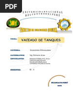 Vaceado de Tanques: Tema