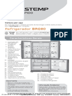 Brastemp Geladeira BRO80AK Guia Rapido Versão Digital 1