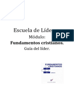 3.1. - Fundamentos Cristianos. Guía Del Líder. 2017