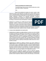 Utilidad y Etapas de Los Modelos de La Calidad Del Agua