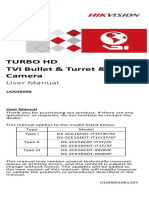 Turbo HD TVI Bullet & Turret & Dome Camera: User Manual