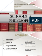 ED701 Schools of Philo