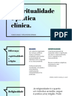 Espiritualidade e Prática Clinica Pronto