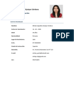 CV Mirian Quispe Córdova