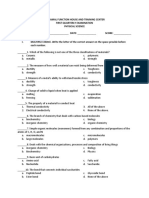 2nd Physical Science Exam