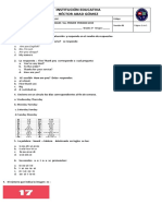 Ingles 5 Evaluacion Primer Periodo 2