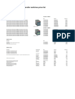 ABB Enclosed Auto Transfer Switches Price List