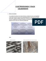 Malla Electrosoldada y Placa Colaborante