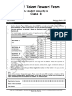 Science Class VIII Question Paper