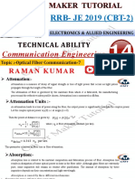 RRB-JE 2019 (CBT-2) : Electronics & Allied Engineering