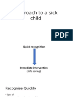 Approach To A Sick Child